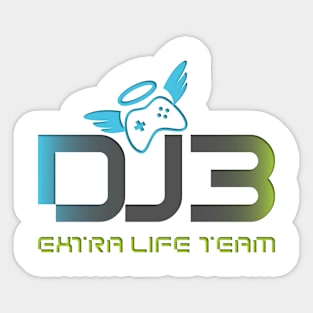 DJ3 Primary Logo Sticker